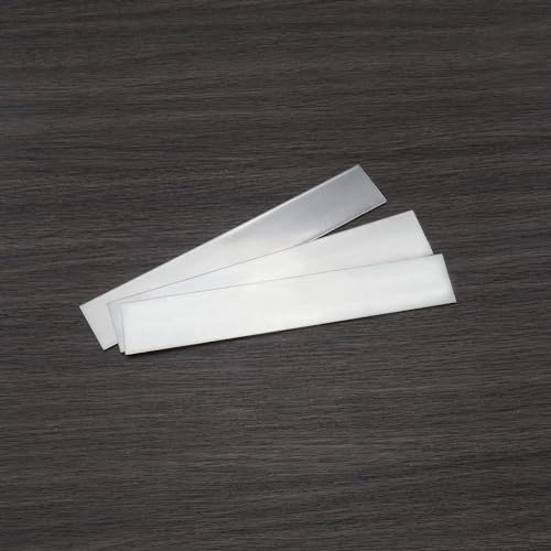 5Stk Reine Zinkanode Reines Zinkblech 99,995% Zink-Elektrodenstreifen für Laborverzinkung/Galvanisierung 1x25x152mm 19GA