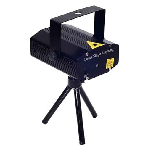 London Express Disco Party Lights, Sound Activated Light DJ Stage Lights Effects Strobe Projector for Club Kids Party Wedding Bar Festival Home Birthday Parties Christmas (Black)