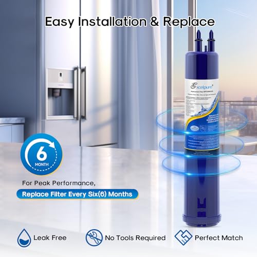 Image of EXCELPURE Replacement for 4396841, EDR3RXD1, Everydrop Filter 3, 4396710, Kenmore 9083, 9030, 46-9083, 46-9030, Refrigerator Water Filter, 3 PACK