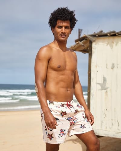 maamgic Mens 5.5 Inch Swim Trunks with Compression Liner Board Shorts Quick Dry Beach Swimwear with Zipper Pockets3