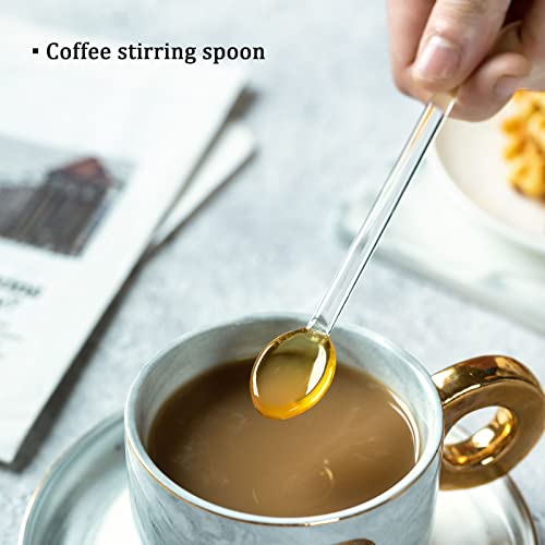 5 Heat-Resistant Glass Stirring Spoons - Versatile Kitchen Utensils - Image 5