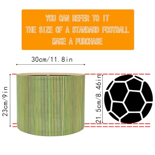 Image of Modern lamp shade Art decorative Green Lines Minimalist 11.8x9Inch | Rustic Classic Easy Matching,Unique bamboo material,Ideal for Table and Floor Lamps,Effortless Installation