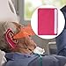 STSTR 4Pcs Nasal Cannula Ear Cushions, Breathable Oxygen Ear Protectors for Oxygen Tubing, Soft Loop Design Comfort Ear Pads for Ear Pain Relieve, Eyeglasses, Oxygen Users - Pink, 12 x 9 cm