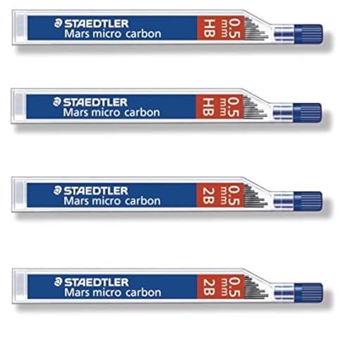 Mines Staedtler 0,5 mm Mars Micro Carbon anti-casse pour dessin et écriture