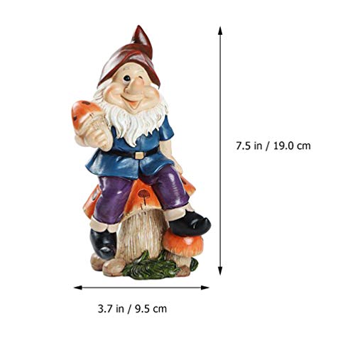 ABOOFAN Dos Desenhos Animados Do Jardim Gnome Estatueta Estátua Elf Resina Anão Boneca Fada Garden O