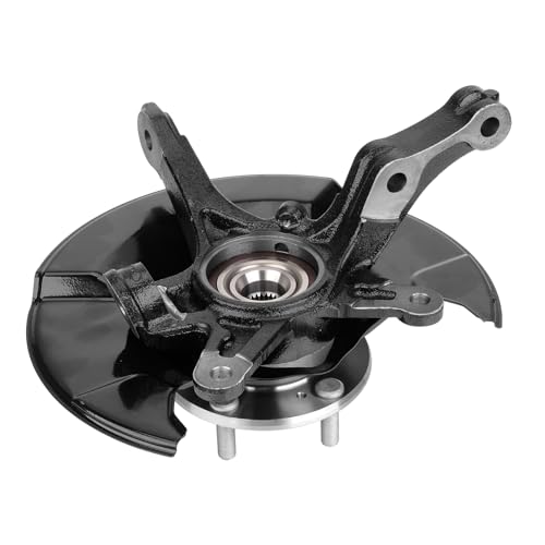 Front Steering Knuckle & Wheel Bearing Hub Assembly Compatible with Honda Civic 2012-2016 1.8L, Left Driver Side Replaces 51216-TR3-Y00,51216-TR0-A00,LK097