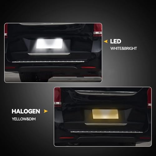 Luz LED para placa de matrícula de Renault Captur Scenic y Espace 5