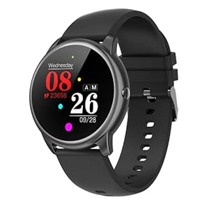 Smart-Watch-for-Men-Women-MakeAnswer-Call-Fitness-Tracker-with-Heart-Rate-MonitorBlood-PressureSleep-MonitorPedometerMessage-ReminderMusic-Control-Smartwatch-for-Android-and-iOS-Phones-Black Smart Watch for Android iOS Phones, Fitness Tracker with Blood Pressure, Heart Rate Monitor, Sleep Monitor, Waterproof…