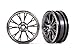 Traxxas 9472A Wheels, Weld Satin Black Chrome (Front) (2)