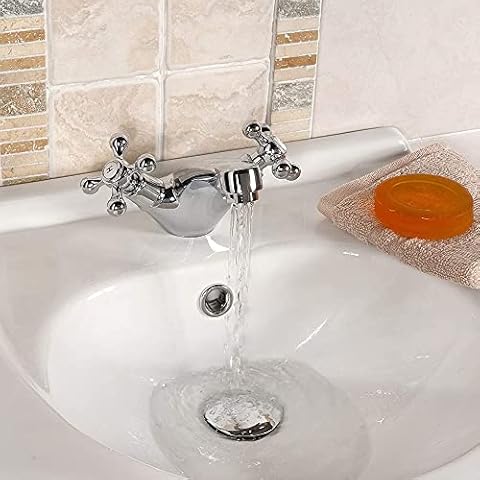 ENKI Beaumont Chrome Basin Mixer Tap Cover
