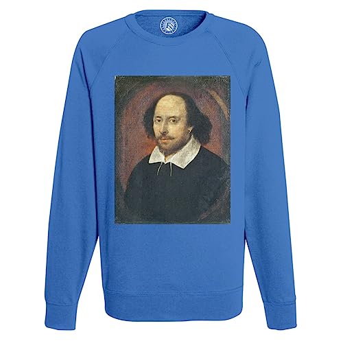 Sweat shirt homme théâtre anglais imprimé peinture écrivain Shakespeare