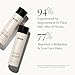Arey Shower Duo | Wash Shampoo and Smooth Conditioner | Delay + Reduce the Signs of Aging Grey Hair | Retain Moisture, Promote Smoothness | Vegan, Gluten-Free & Cruelty Free (2 Pack, 8.45 Fl Oz each)