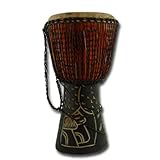 Maße: ca. 59 x 33 cm Afrikanische Trommel \