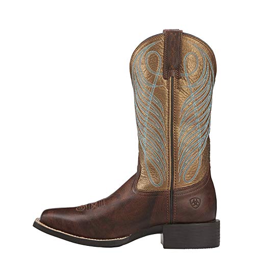 Image of Ariat Women's Round Up Wide Square Toe Western Boot