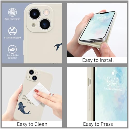 Coque iPhone 15 requin baleine pour passionnés d'océan et de plongée