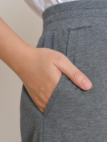 Weintee Women's Petite Cotton Pull On Pants with Pockets3