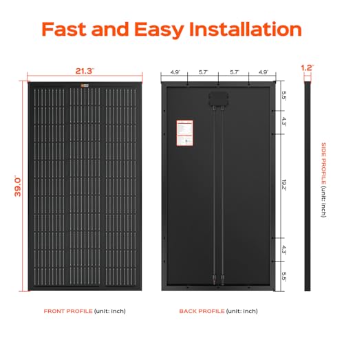 RV solar panel kit premium Kit product image