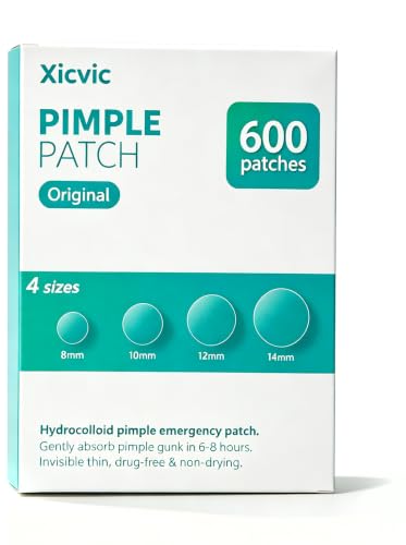 XICVIC Pimple Patches for Face - 4 Size...