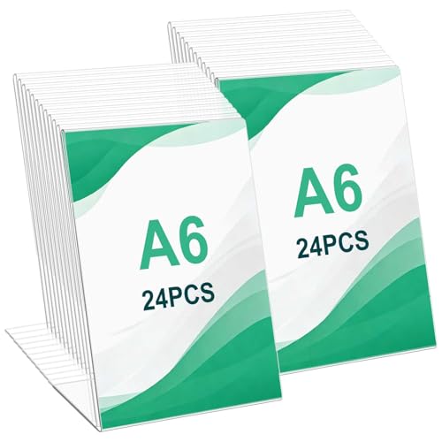 Expositor de mesa A6 Ohbien para proteger codigos QR de la suciedad en hosteleria 2