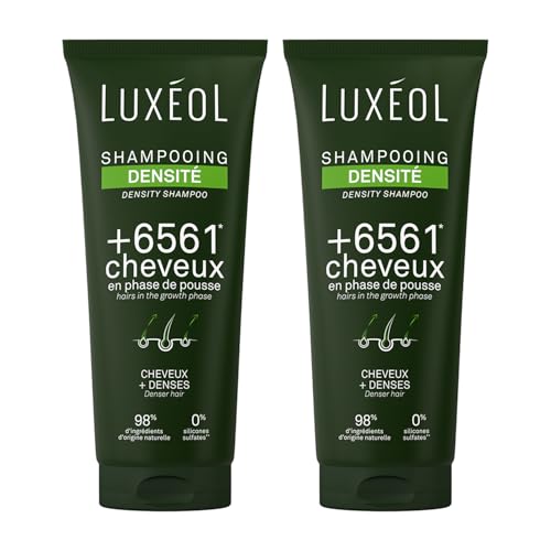 Luxéol Shampooing Densité lot de 2 | Augmente la densité capillaire