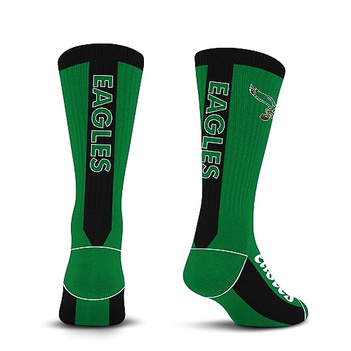 For Bare Feet MVP-CL-PHL Nfl Classic Philadelphia Eagles Mvp Crew Sock Team Color Large thumb #1