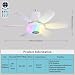 Imagen de Fruusv Ceiling Fans with Lights and Remote