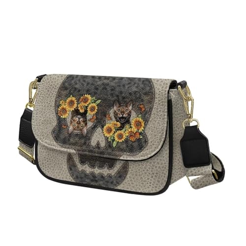 COEQINE Waterproof Crossbody Bag for Women Leather Shoulder Purses for Woman Large Sling Bag Purse with Adjustable Strap2