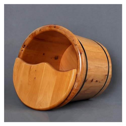 Cuba de Madera para Pies Spa con Rodillos Removibles miniatura 2