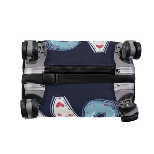 Joisal Gnome Valentine's Day Suitcase Protector Cover Tsa Approved Fit 18-32 Inch Luggage4