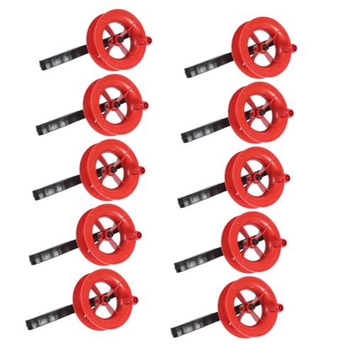 Homoyoyo Giant Kite Reel Winder 10pcs Plastic Line Wheel Compact Hand-held Winder