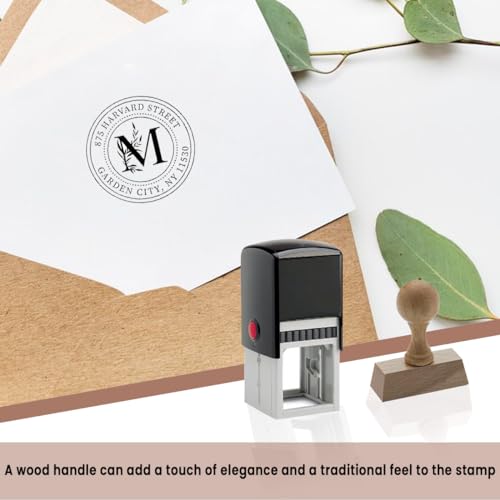 Stampi Custom Address Stamp Self-Inking Monogram Address Stamp Personalized Address Stamp 10+ Designs! thumb #7