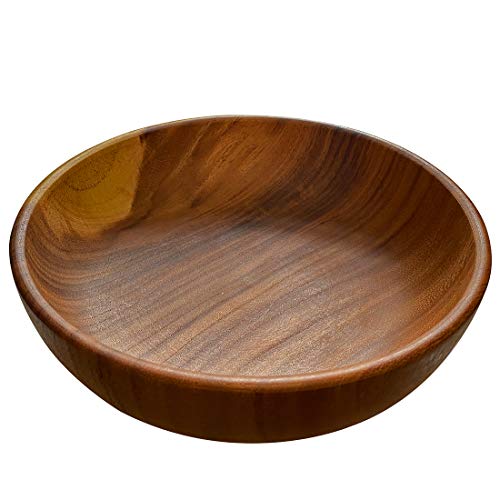 Wooden Salad Bowl 94 inch Acacia Wooden Bowl Large Fruit or Salad Bowl