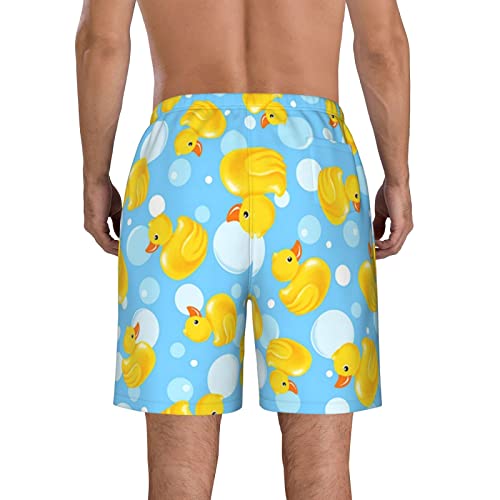 SWEET TANG Men's Soft Short Pants Breathable Beachwear Loose Shorts with Pockets3