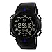 Produktbild Herrenuhr Unisex wasserdichte Bluetooth Sport Armbanduhr Klug Electronic Watch (Color : Blau)