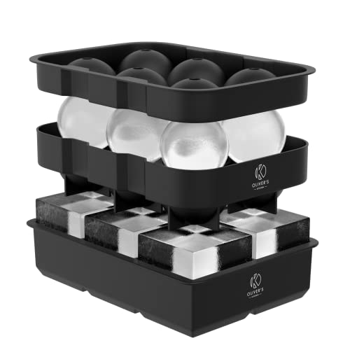 Set 2 Stampi Silicone Cubetti Ghiaccio - Con Coperchio Impilabile, Per Drink E Cocktail, Facile Estrazione - Foto 3