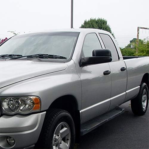AKKON - For 02-08 Dodge Ram Pickup Truck Extendable Towing Manual Mirrors Passenger Right Side Replacement