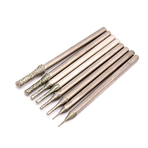 Set de 10 brocas diamantadas para vidrio y mármol 2.35mm miniatura 4