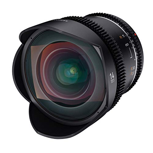 Samyang MF 14mm T3,1 VDSLR MK2 Canon EF – lichtstarkes T3,1 Ultraweitwinkel Cine- und Video Objektiv für Canon EF Mount, 14 mm Festbrennweite, Follow Focus Zahnkränze Vollformat und APS-C 8K Auflösung – Bild 3
