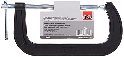 Image of BESSEY CM80 Drop Forged, C-Clamp, 8 In.,Black