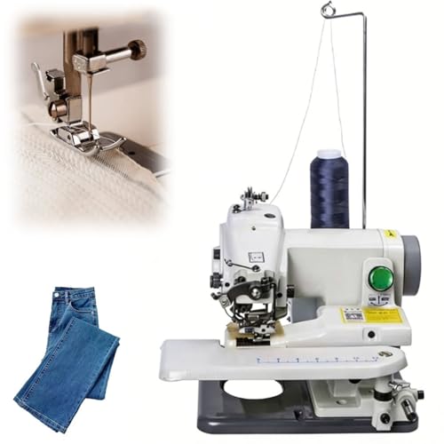 Máquina de Coser y Bordar Profesional de Pespunte Invisible con Puntada Ajustable, Para Dobladillos Invisibles en Pantalones, Cortinas, Trajes Por Sastres y Diy