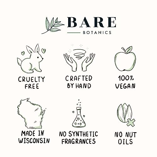 Bare Botanics Lavender Tea Tree Salt Scrub – 24Oz Of All Natural Skincare Goodness | Gently Exfoliating Body Scrub Packed With Skin Loving Moisturizers | & A Cute Wooden Spoon #TOP6