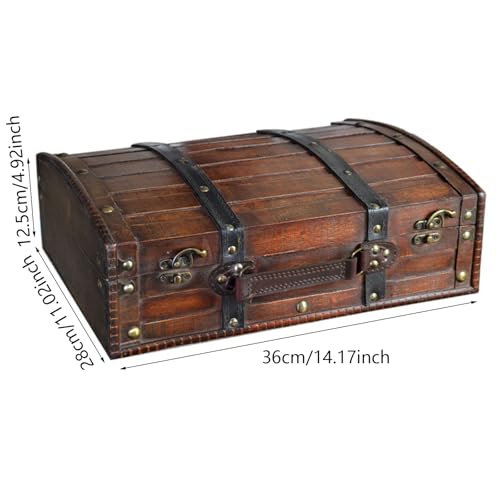 Boîte en bois antique décorative pour sublimer votre commode