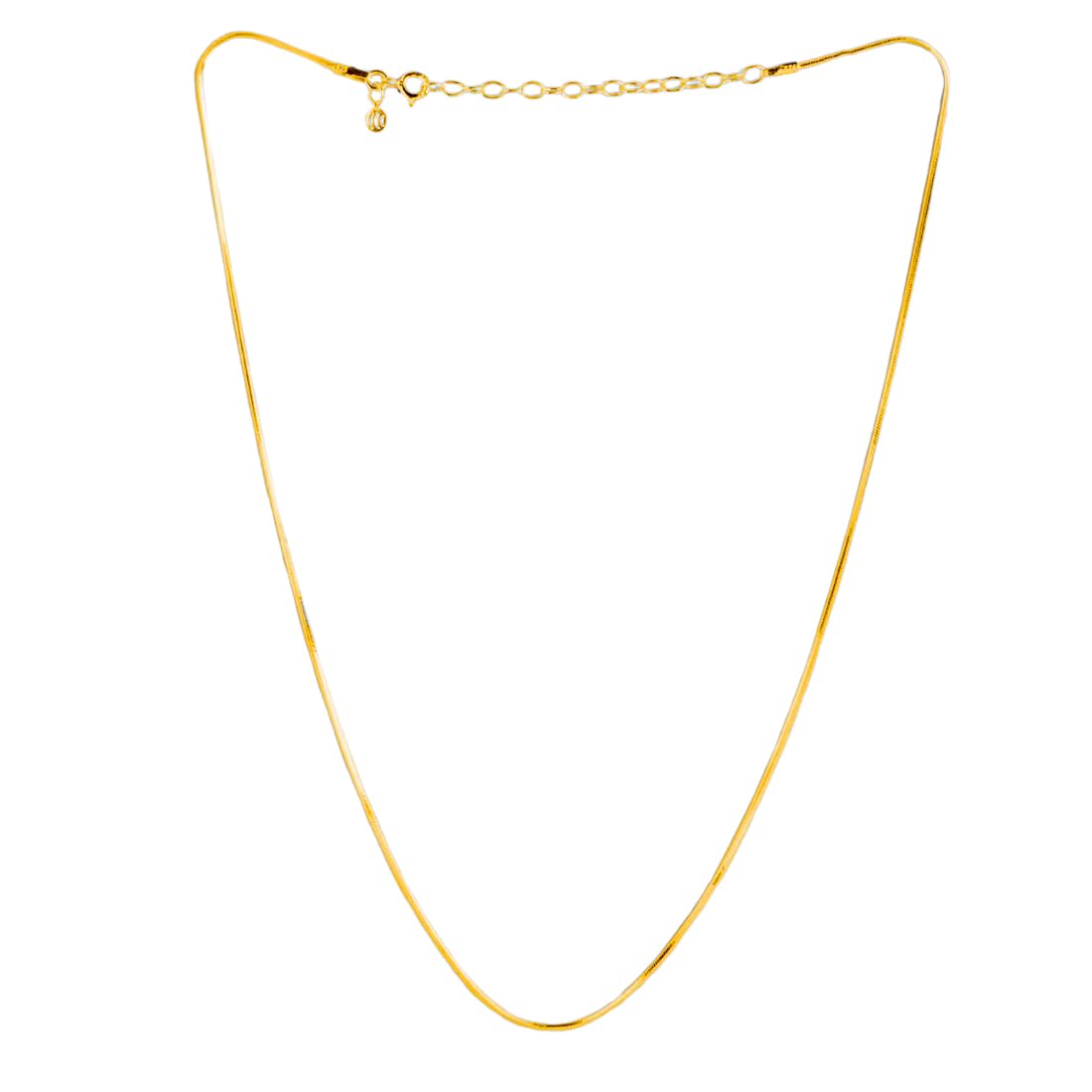 ZAVYA 925 Sterling Silver Sleek & Supple Snake Gold Plated Womens Chain | Gift for Women and Girls | With Certificate of Authenticity and 925 Hallmark (B0D361G82K) Amazon Price History, Amazon Price Tracker