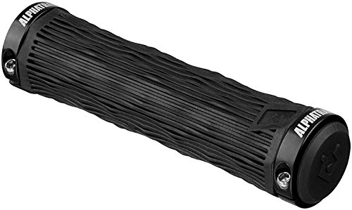 Alphatrail Puños MTB Logan I Agarre Extremo para descensos rápidos I Fuerte Montaje de Double Lock-On para el Manillar de Ø 22mm I duraderos un Compuesto y Caucho ecológico I puños Bicicleta