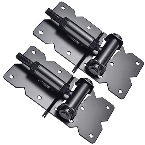 Image of Self Closing Gate Hinges Heavy Duty, 90 Degree Adjustable, 4Pcs