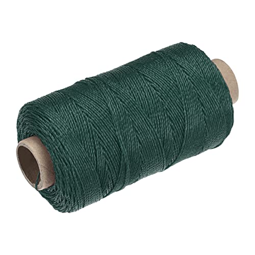 sourcing map Torcida Albañil Línea Nylon Cordel Cuerda Cordón Oscuro Verde 100M/109 Yardas 1mm Diámetro para Redes, Paisajismo, Hogar Mejora, Bricolaje Proyecto, Artesanía, Albañilería