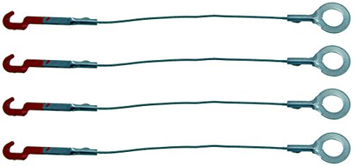 Dorman HW2100 Drum Brake Self-Adjuster Cable Compatible with Select Models, 4 Pack