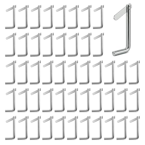 Scaffolding Toggle Pins 50 PCS Scaffold Locking Pins Galvanized Steel Heavy-Duty Toggle Pins for Frames Construction Architecture Furniture Assembly Home DIY Projects