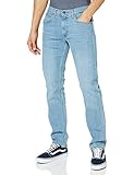 DENIM STRETCH Lee Herren Daren Zip Fly Jeans, Light Bluegrass, 31W / 34L