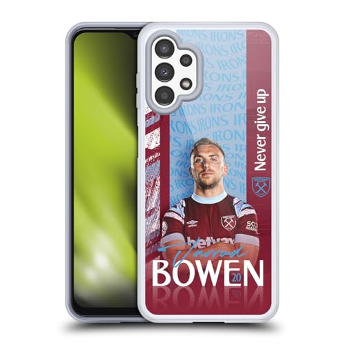 Funda de gel suave Samsung Galaxy A13 carcasa flexible West Ham United Bowen